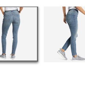 Eddie Bauer HIGH RISE SKINNY CURVY JEANS 6 Brand NEW w tags